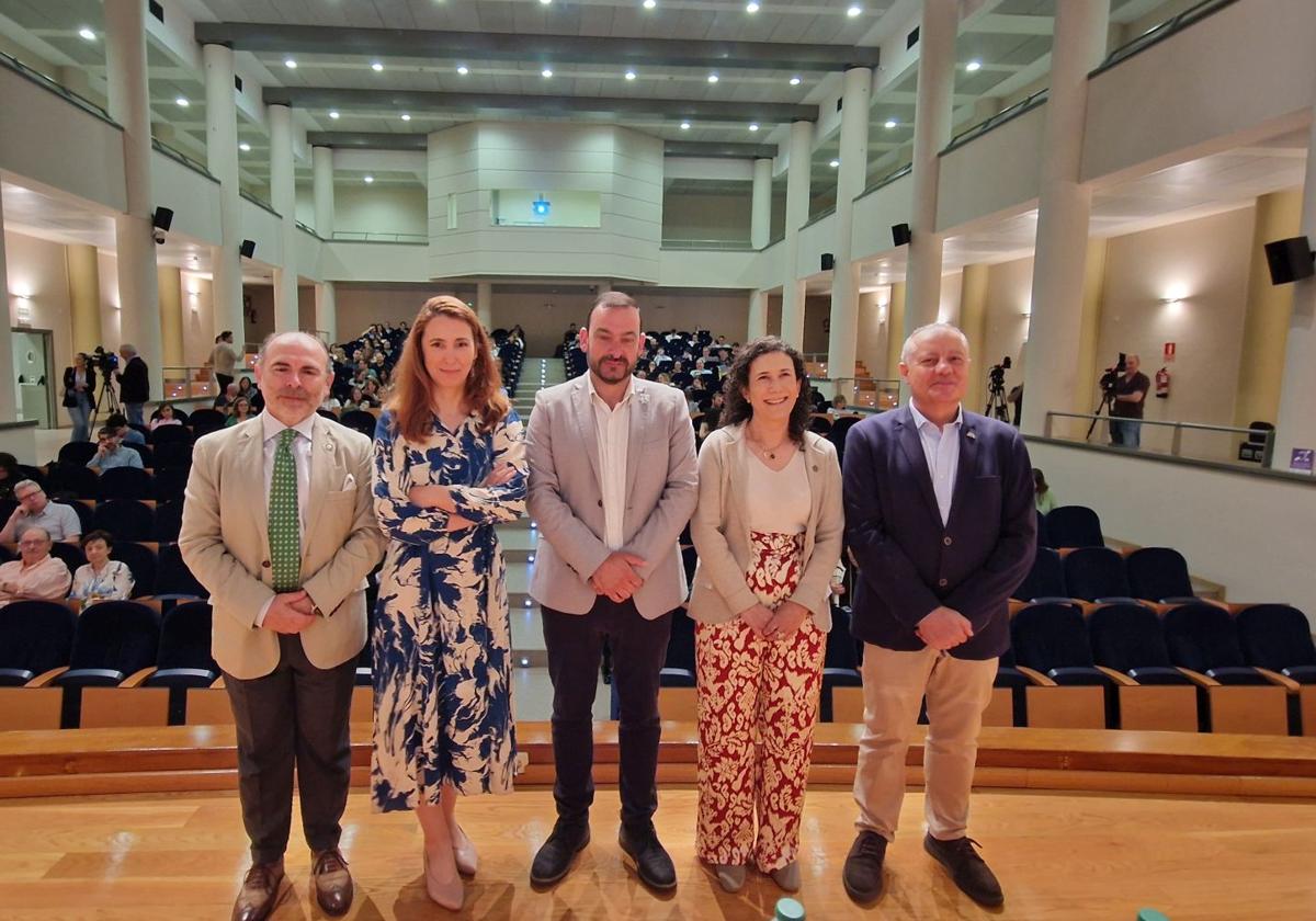 Ignacio Villaverde, Cristina González, Manuel Ángel Álvarez y Ángel Martín.