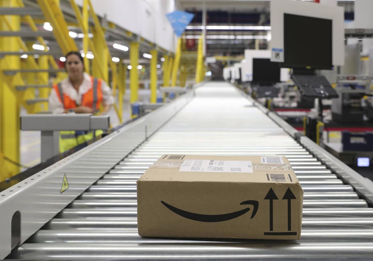 Las entrañas del centro de Amazon en Asturias: así son las instalaciones