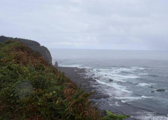 Paisaje durante la senda costera del Cabo Busto