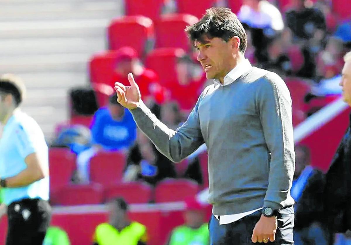 'Cacique' Medina, durante el Mallorca-Granada de la pasada temporada.