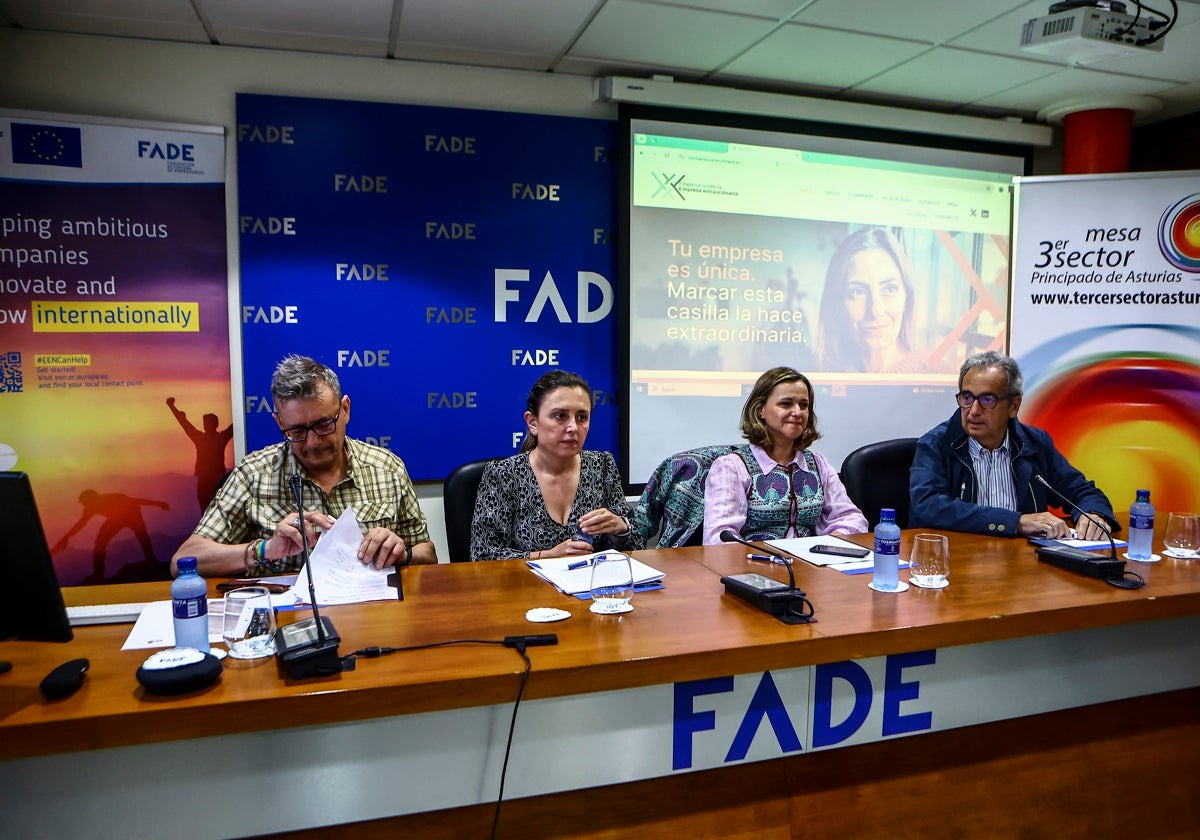 Víctor García, María Calvo, Paula Álvarez y Ángel Riesgo, en Fade