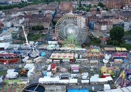 La Semana Negra de Gijón, vista desde el aire