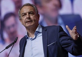 El expresidente del Gobierno José Luis Rodríguez Zapatero.