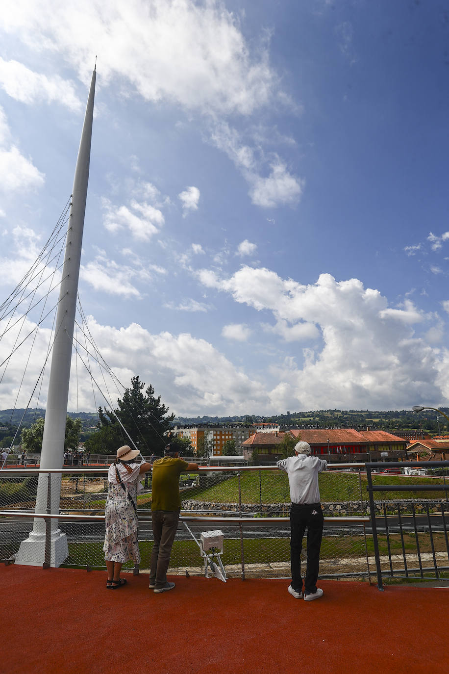 La inauguración del Arpa de Santullano, en imágenes