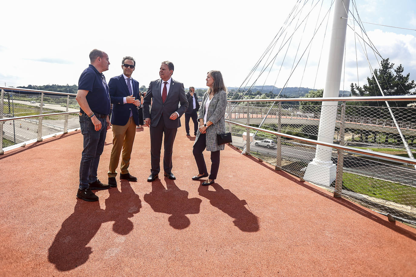 La inauguración del Arpa de Santullano, en imágenes