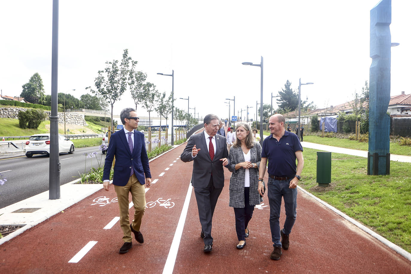 La inauguración del Arpa de Santullano, en imágenes