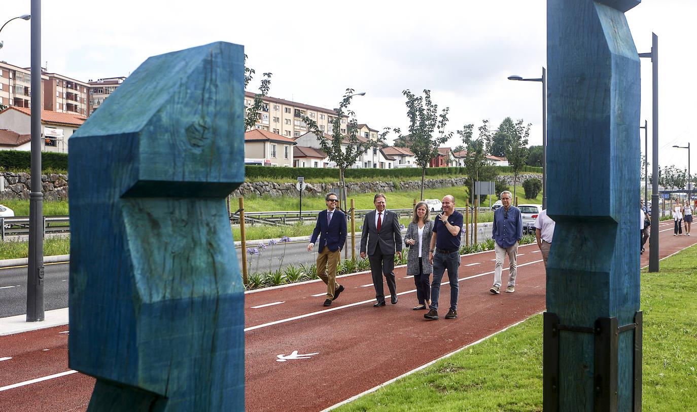 La inauguración del Arpa de Santullano, en imágenes