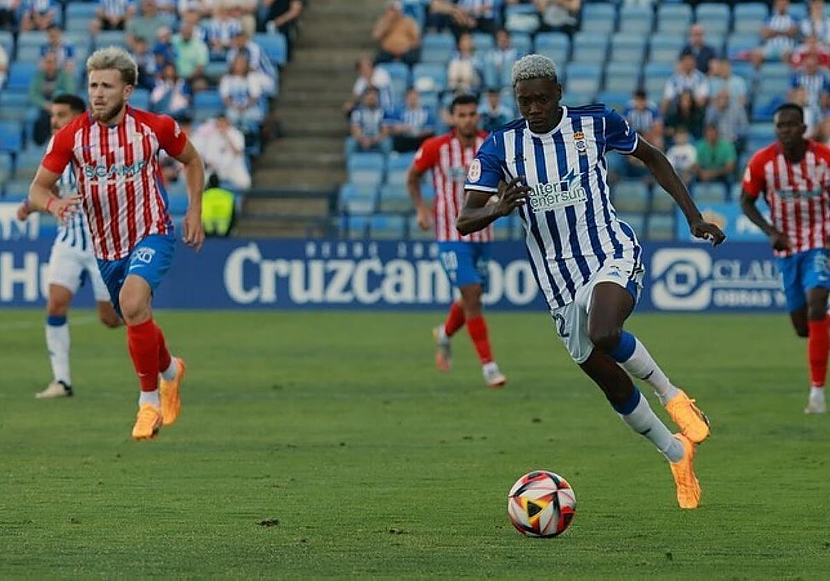 Rahim Alhassane, durante un partido con su equipo.