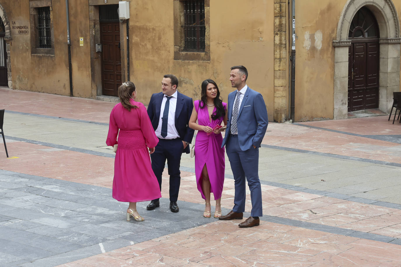 Boda en Oviedo: el promotor Hilario Riesgo y Nerea Velasco se dan el &#039;sí quiero&#039;