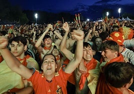 Asturias vibra con la final de la Eurocopa