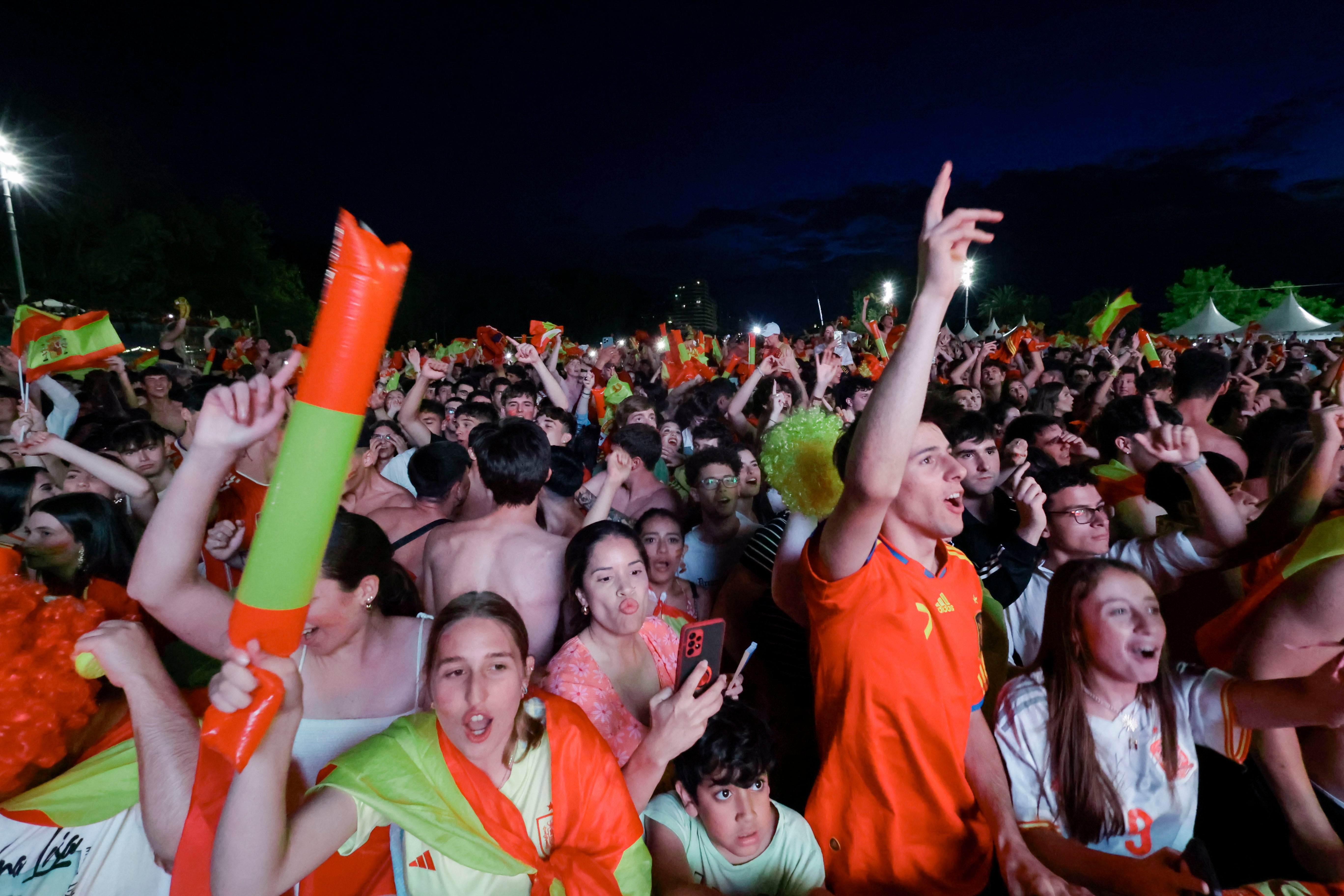 Asturias vibra con la final de la Eurocopa