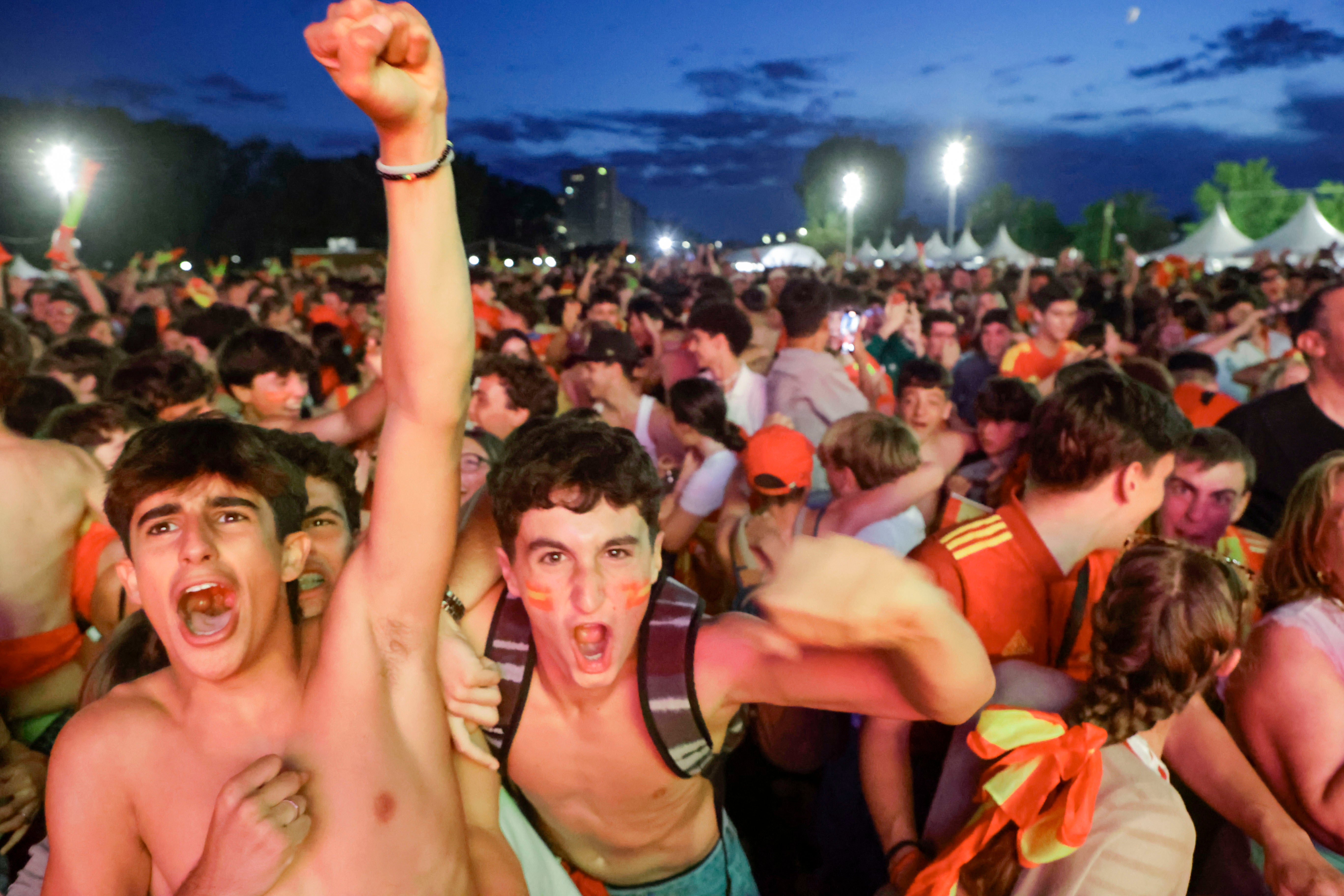 Asturias vibra con la final de la Eurocopa