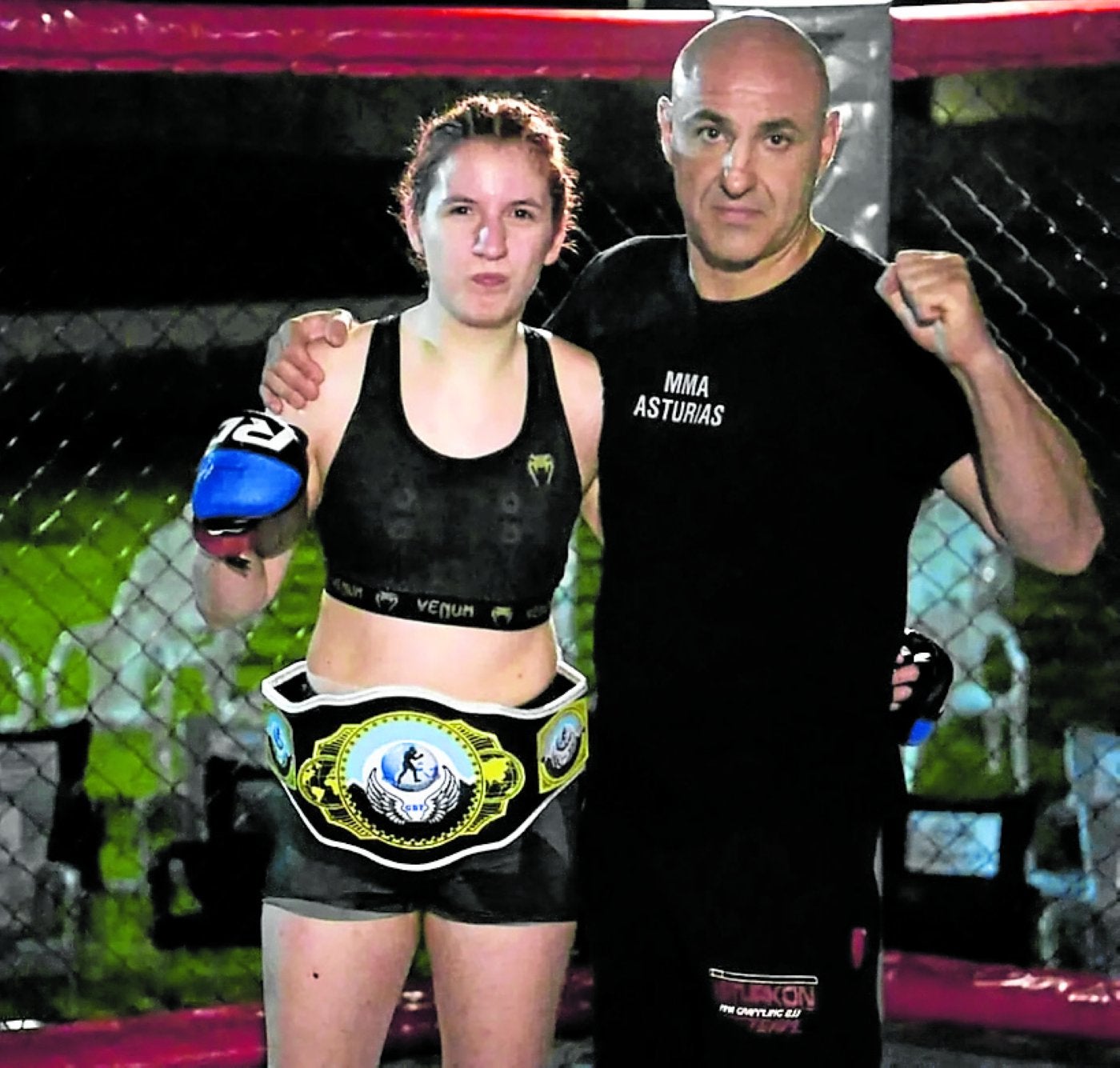 La praviana Desi se lleva el cinturón en una gran velada de MMA en