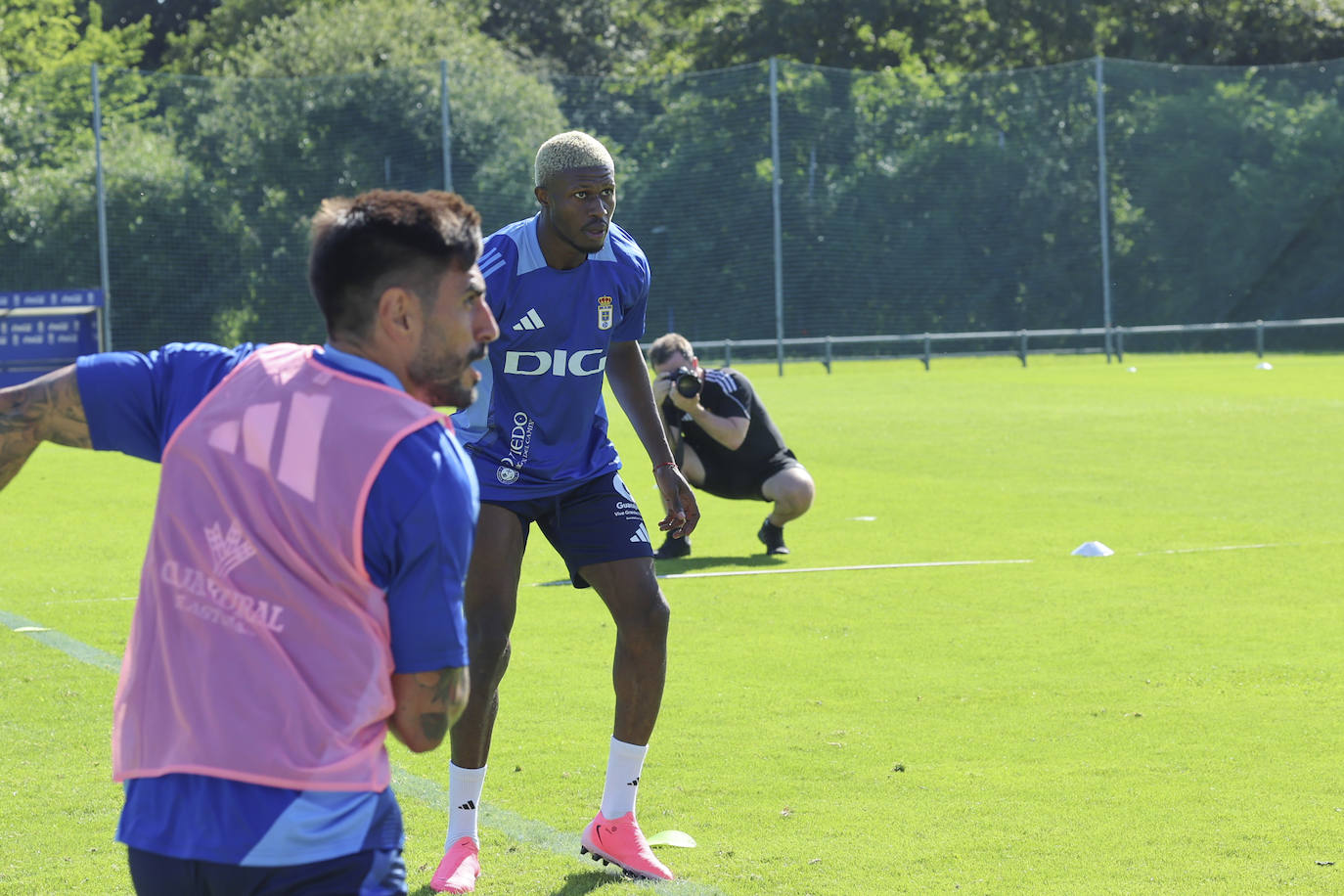 El Real Oviedo se pone a punto: las imágenes del primer entrenamiento