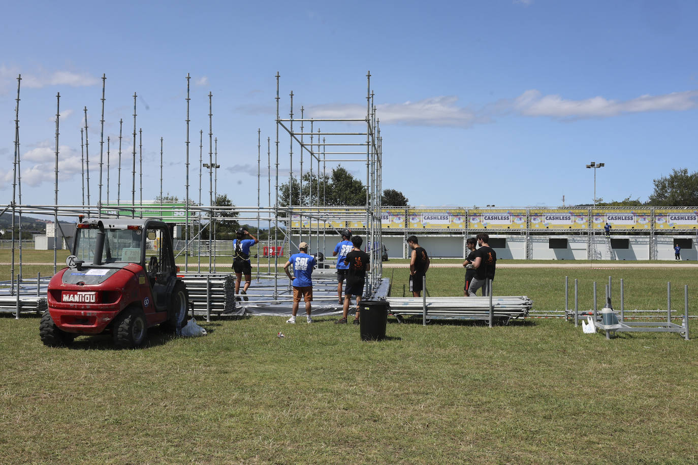 El esqueleto del Boombastic: el trabajo que hay detrás del festival