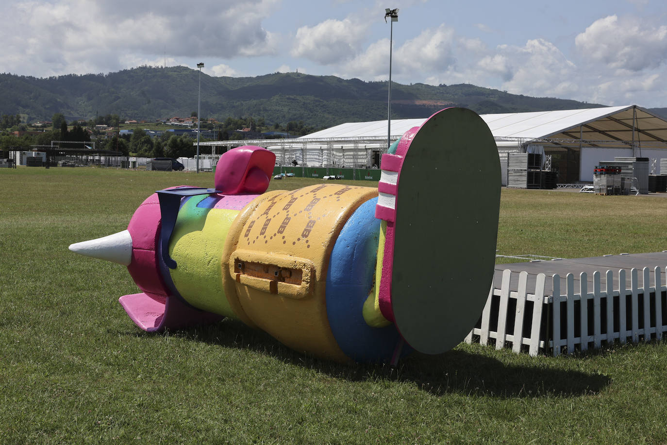 El esqueleto del Boombastic: el trabajo que hay detrás del festival