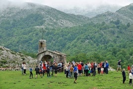 Fiesta del Pastor en la Vega de Enol, en Cangas de Onís