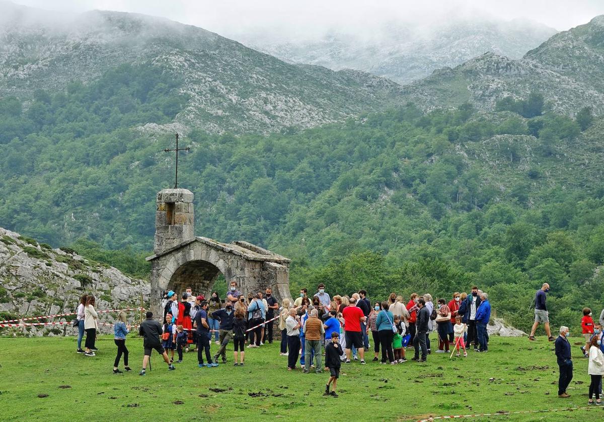 Fiesta del Pastor en la Vega de Enol, en Cangas de Onís