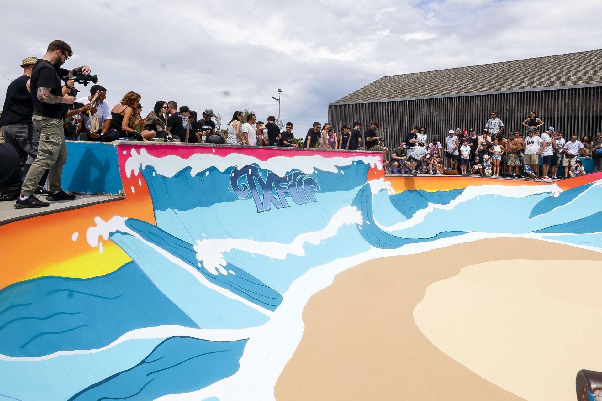 La nueva cara del skatepark de Cimavilla