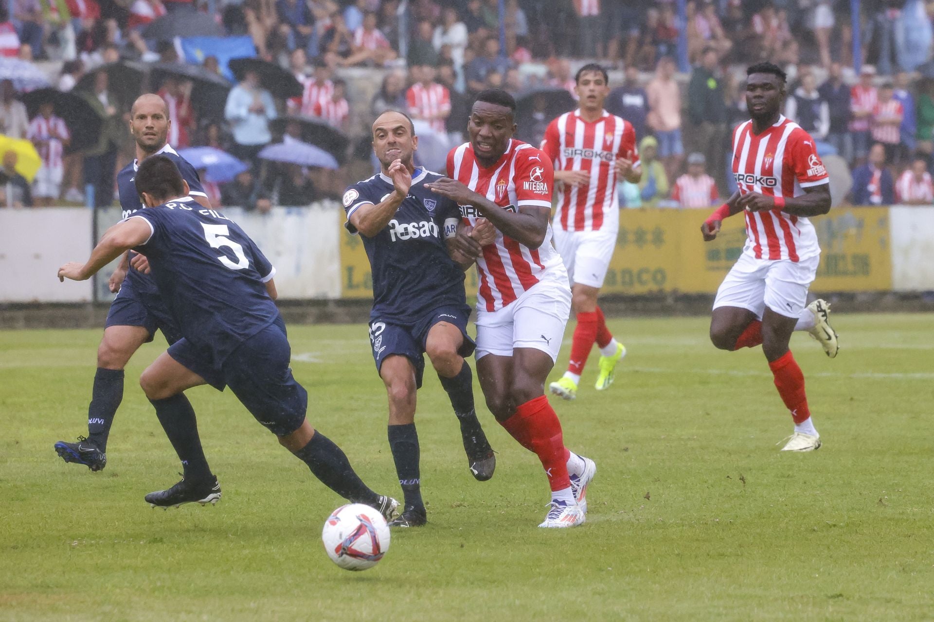 Las mejores imágenes del primer partido de la pretemporada del Sporting