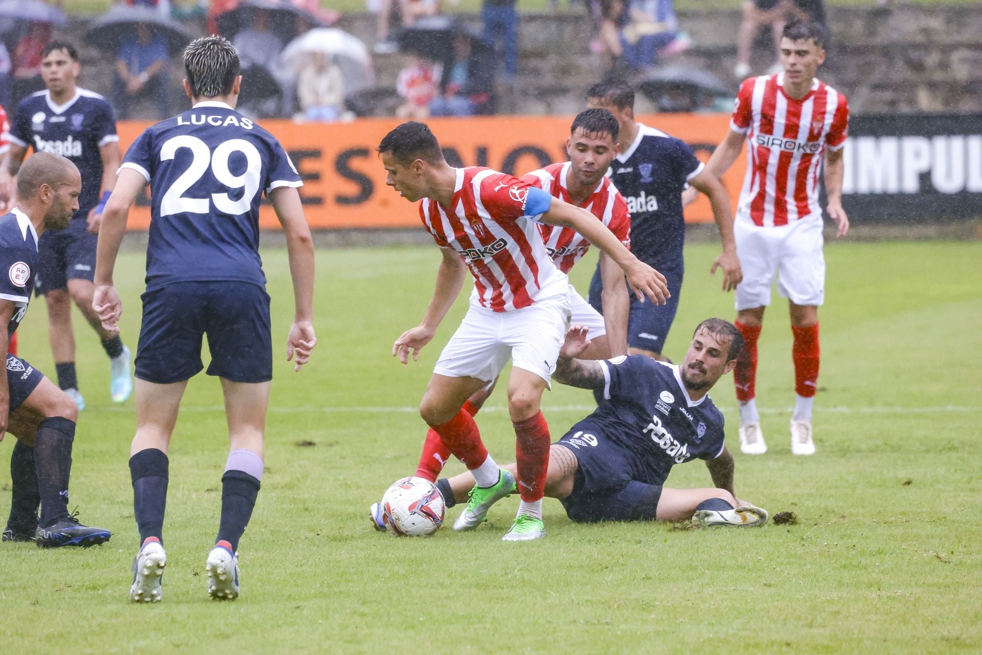 Las mejores imágenes del primer partido de la pretemporada del Sporting