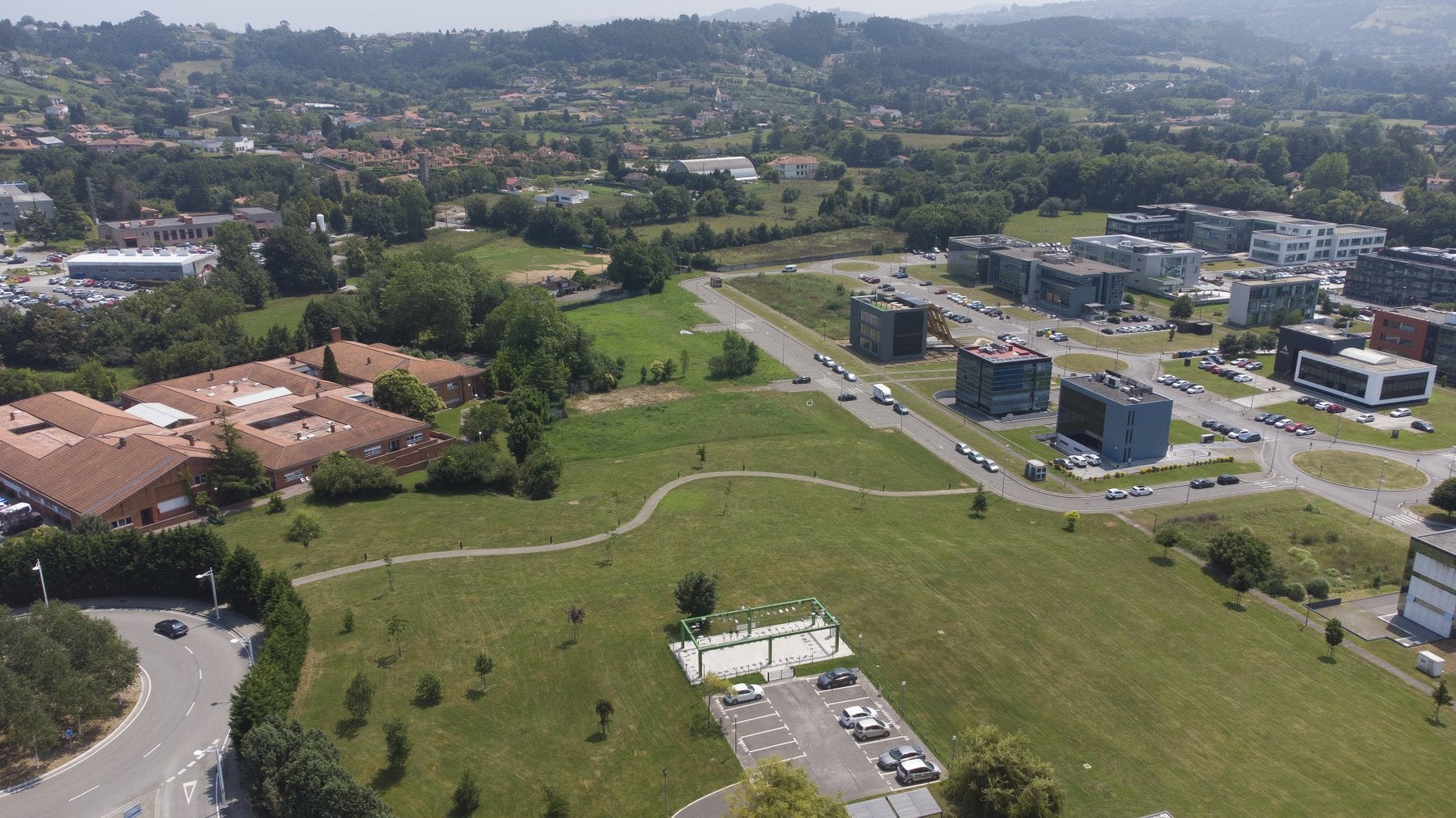 Terrenos que se destinarán a la ampliación del Parque Tecnológico.