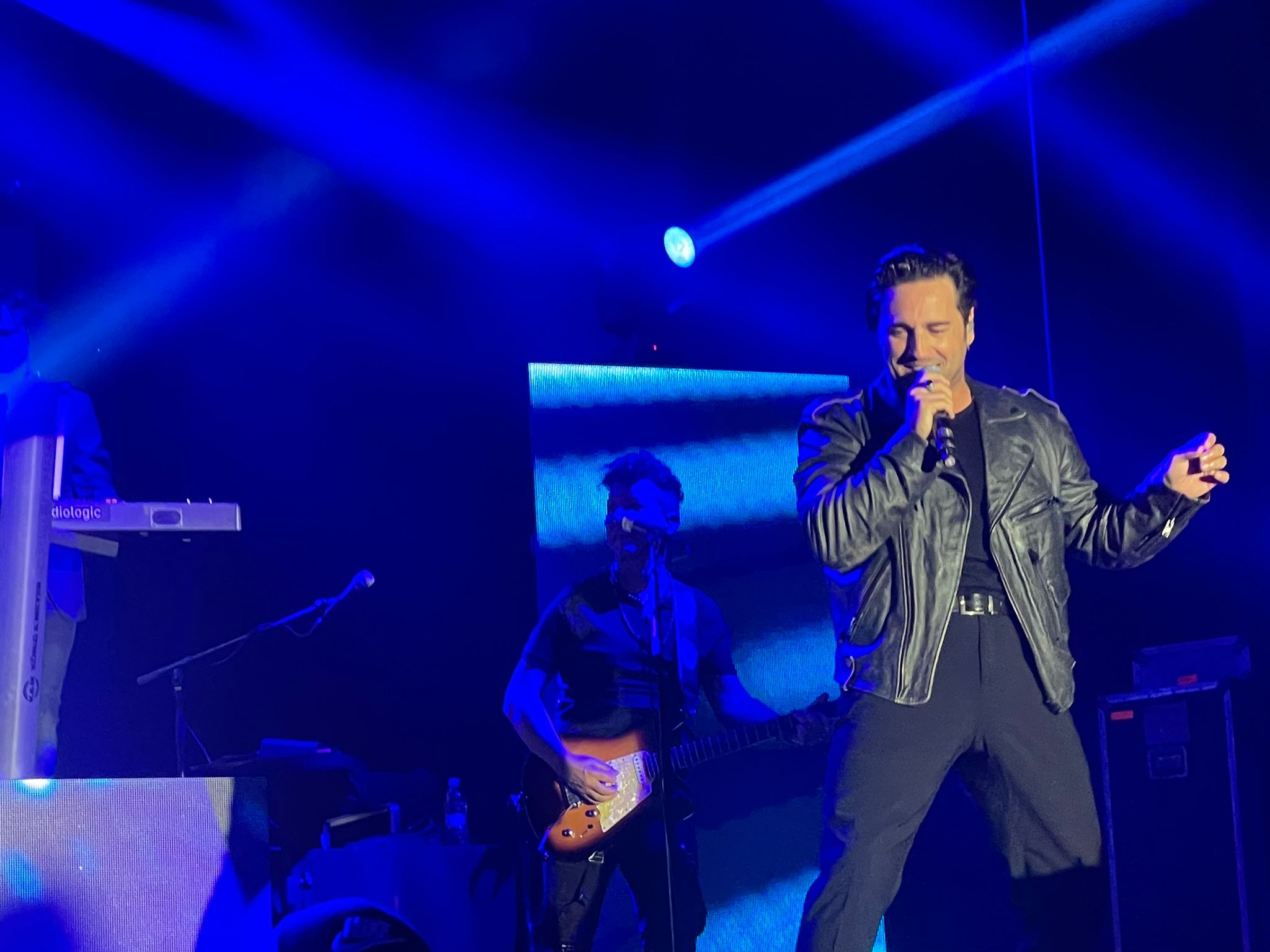 Bustamante en pleno concierto.