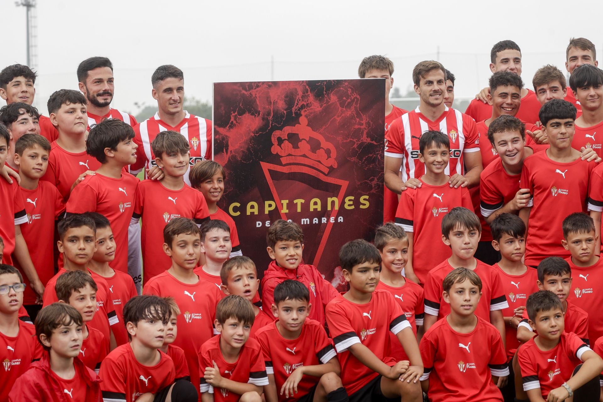 Presentación del Sporting: Lander Olaetxea, Eric Cubela y Jesús Bernal