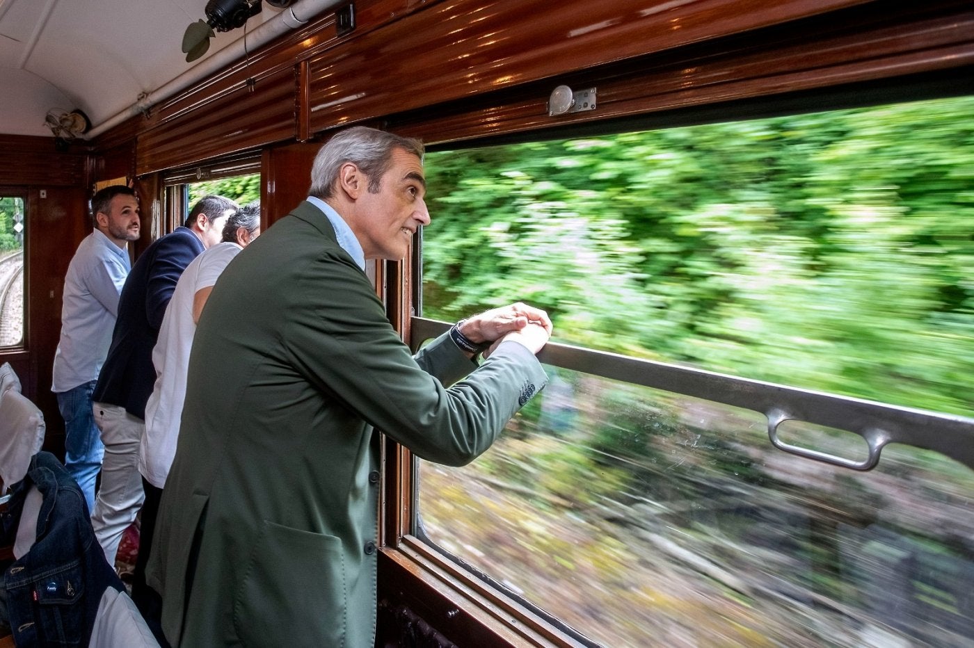 El presidente de ALSA, Jacobo Cosmen, fue de los que quisieron experimentar la anterior expedición.