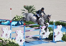 El avilesino Sergio Álvarez Moya, con ‘Puma HS’, durante la clasificación, ayer, en Versalles.