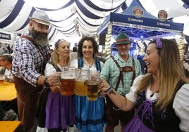 Festival de la Cerveza Oktoberfest de Gijón del pasado año.