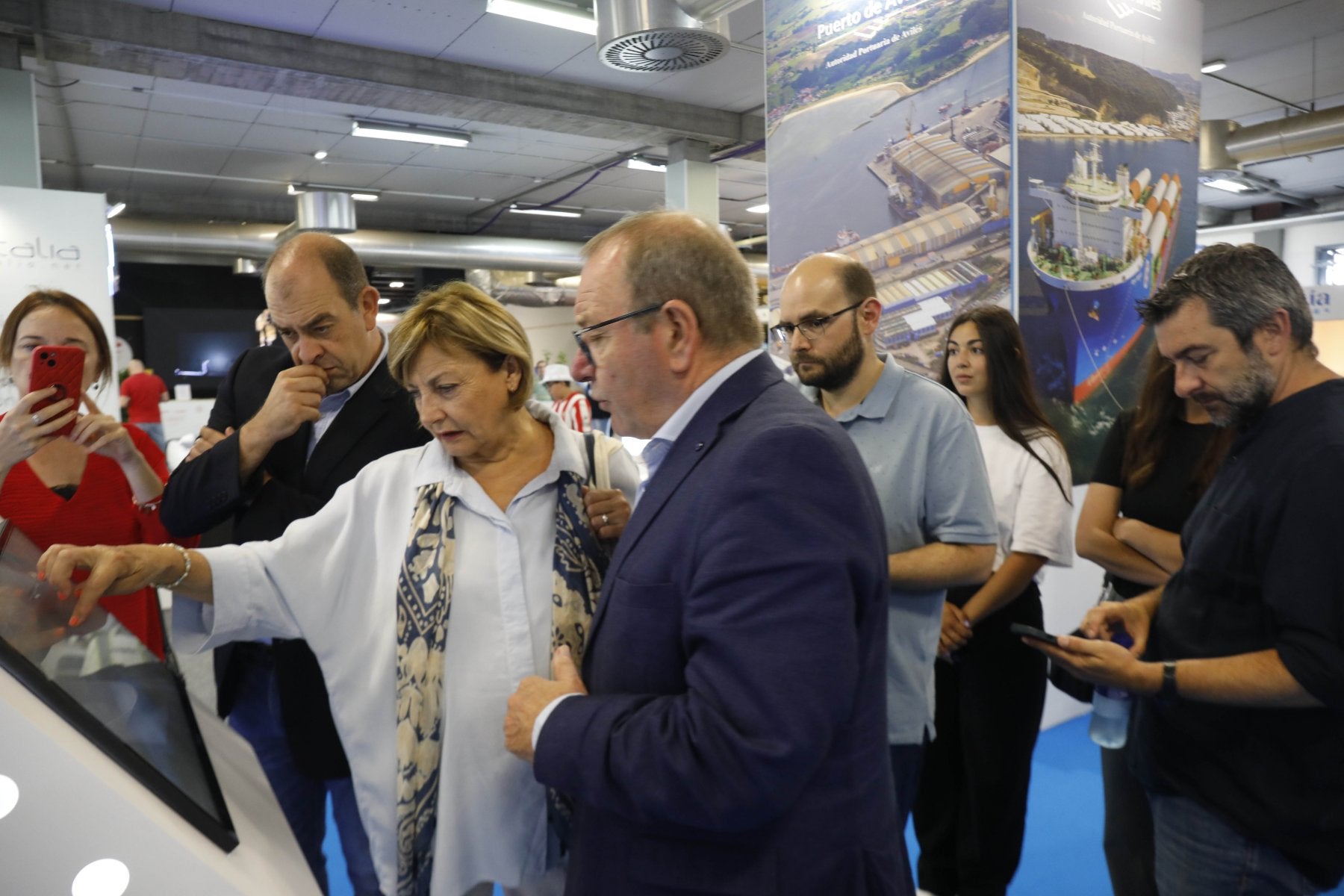 Visita de la alcaldesa de Avilés