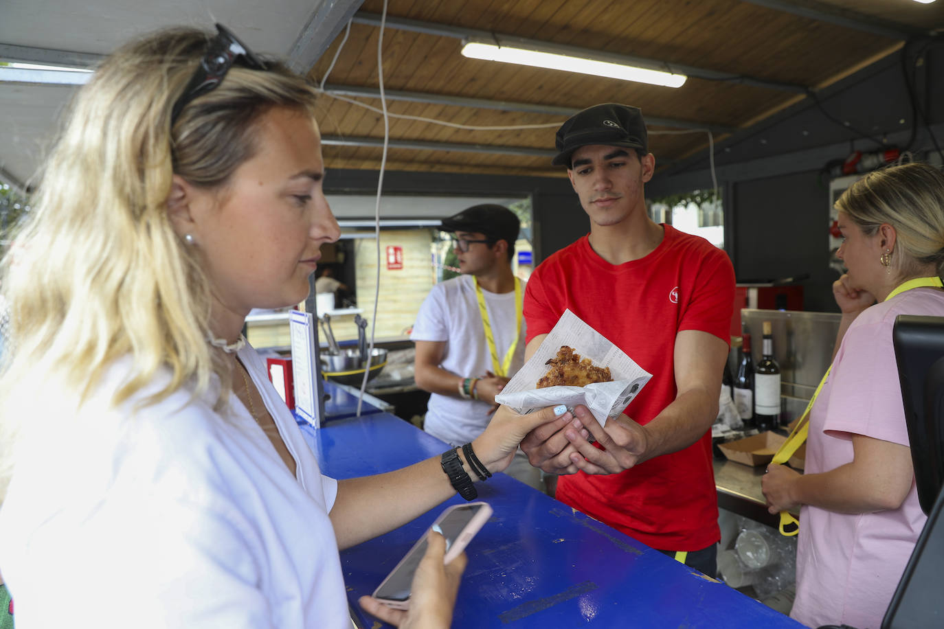 Estreno de las casetas de Begoña