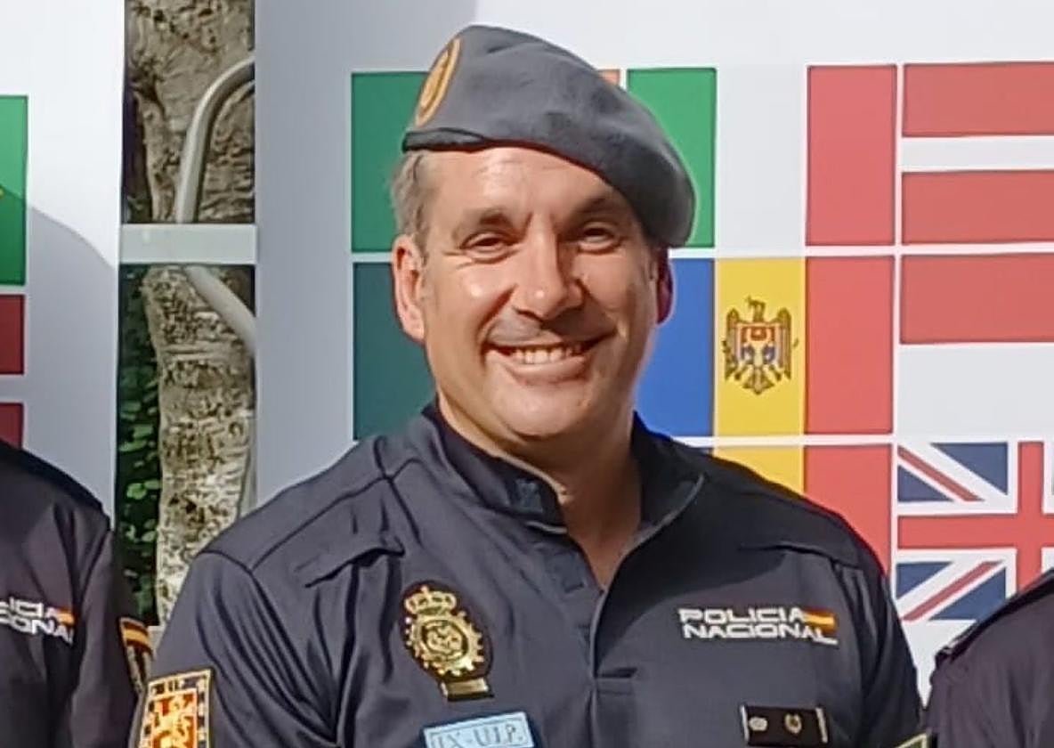 El inspector jefe Iván Vizcay durante los Juegos Olímpicos.