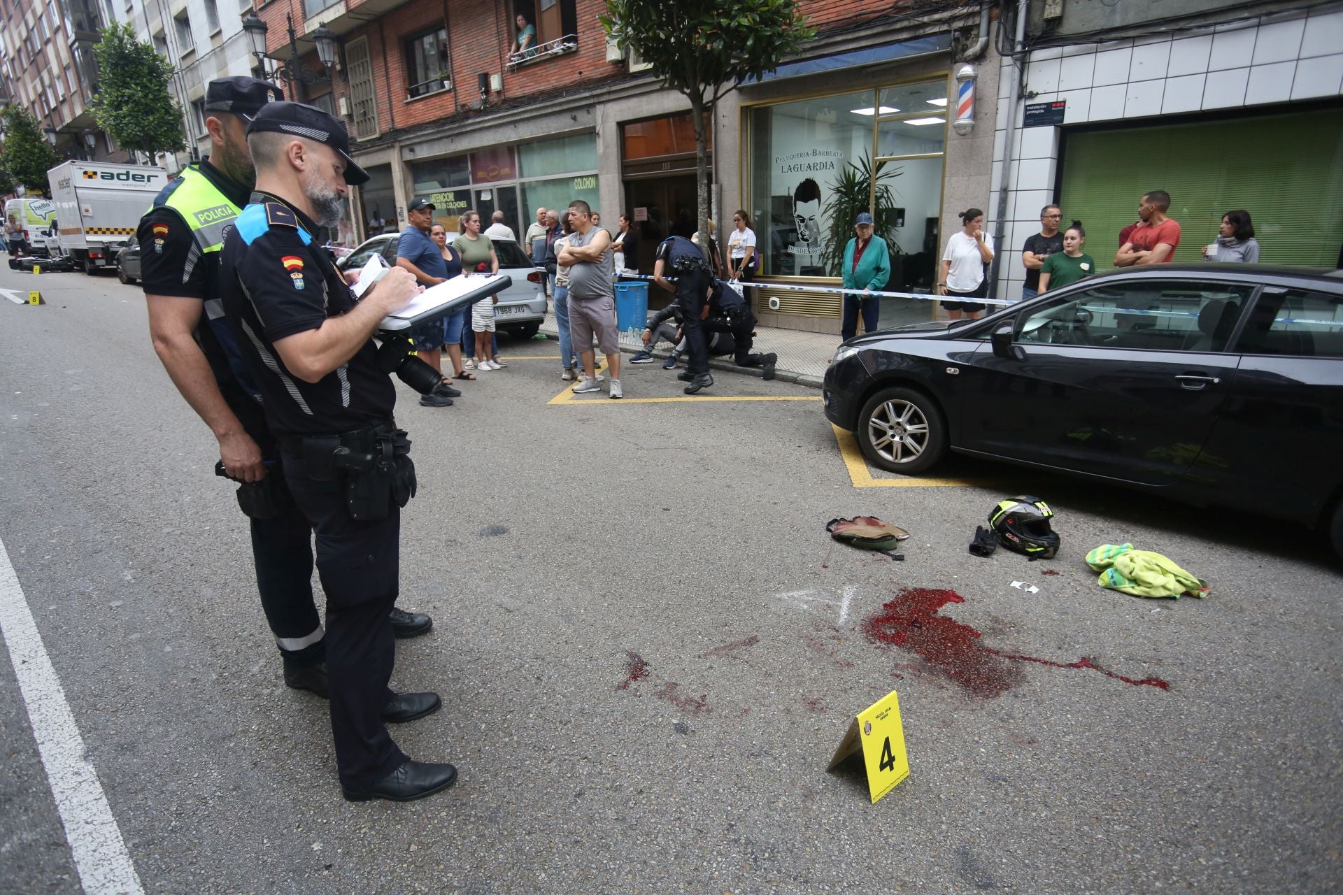 Accidente mortal en Oviedo