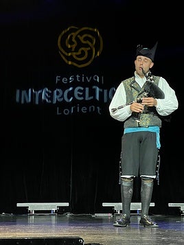 Diego Lobo Tuñón, durante su actuación.