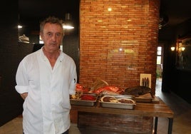 José Manuel Viejo, en La Huertona.