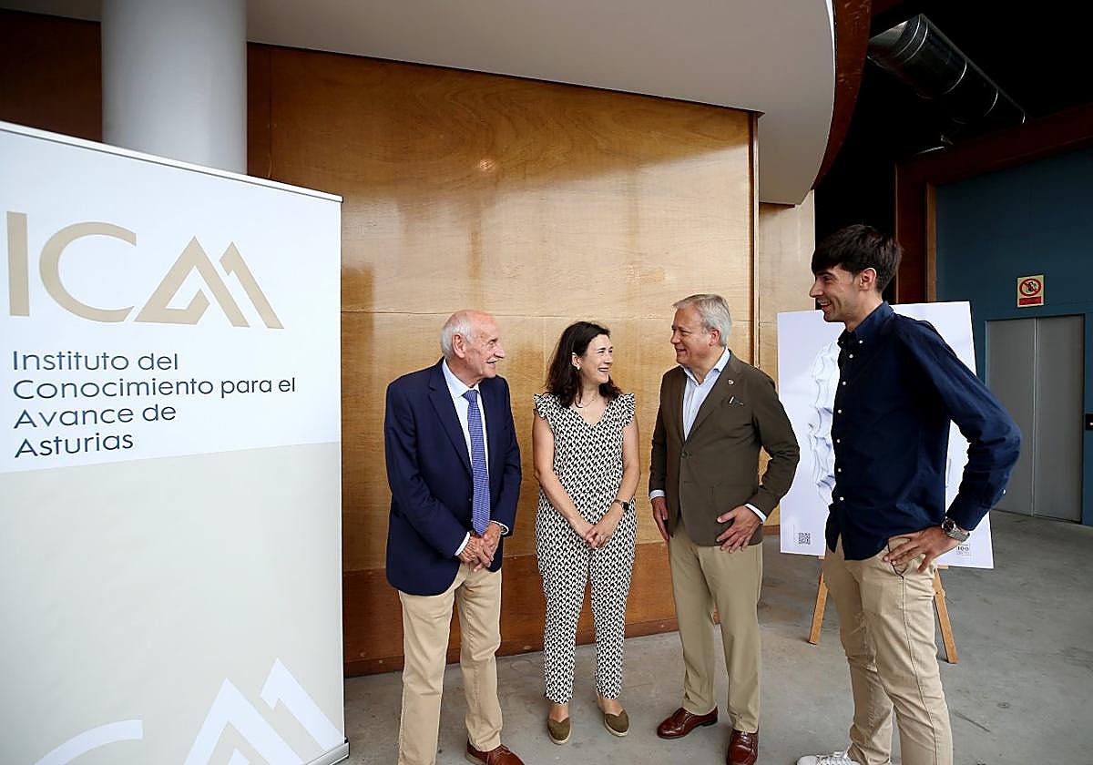 Isidro Fernández Rozada, Susana Irene Díaz, Álvaro Alonso y Pablo Ordóñez.