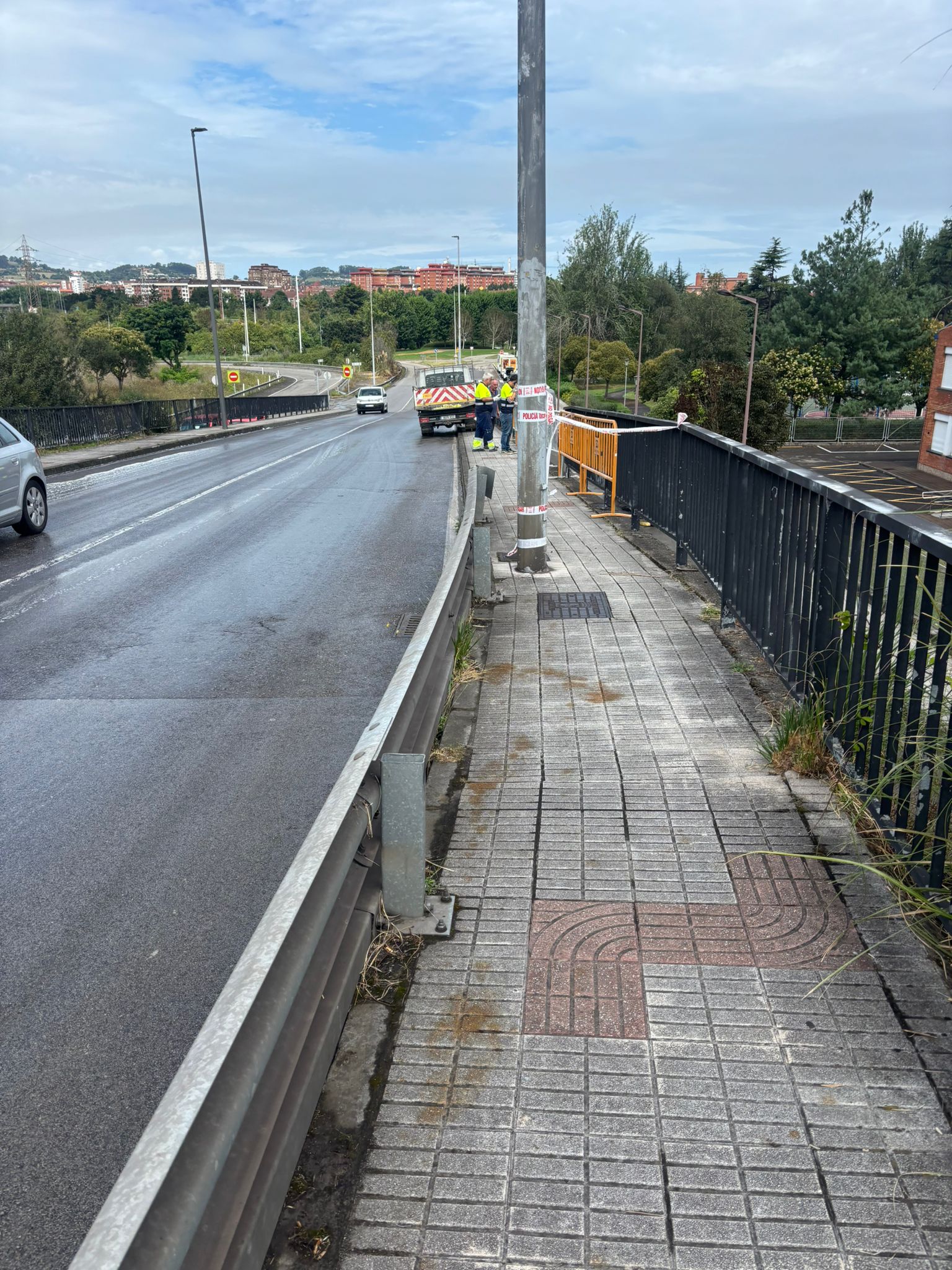 Las imágenes del trágico accidente en la Sierra del Sueve en Gijón