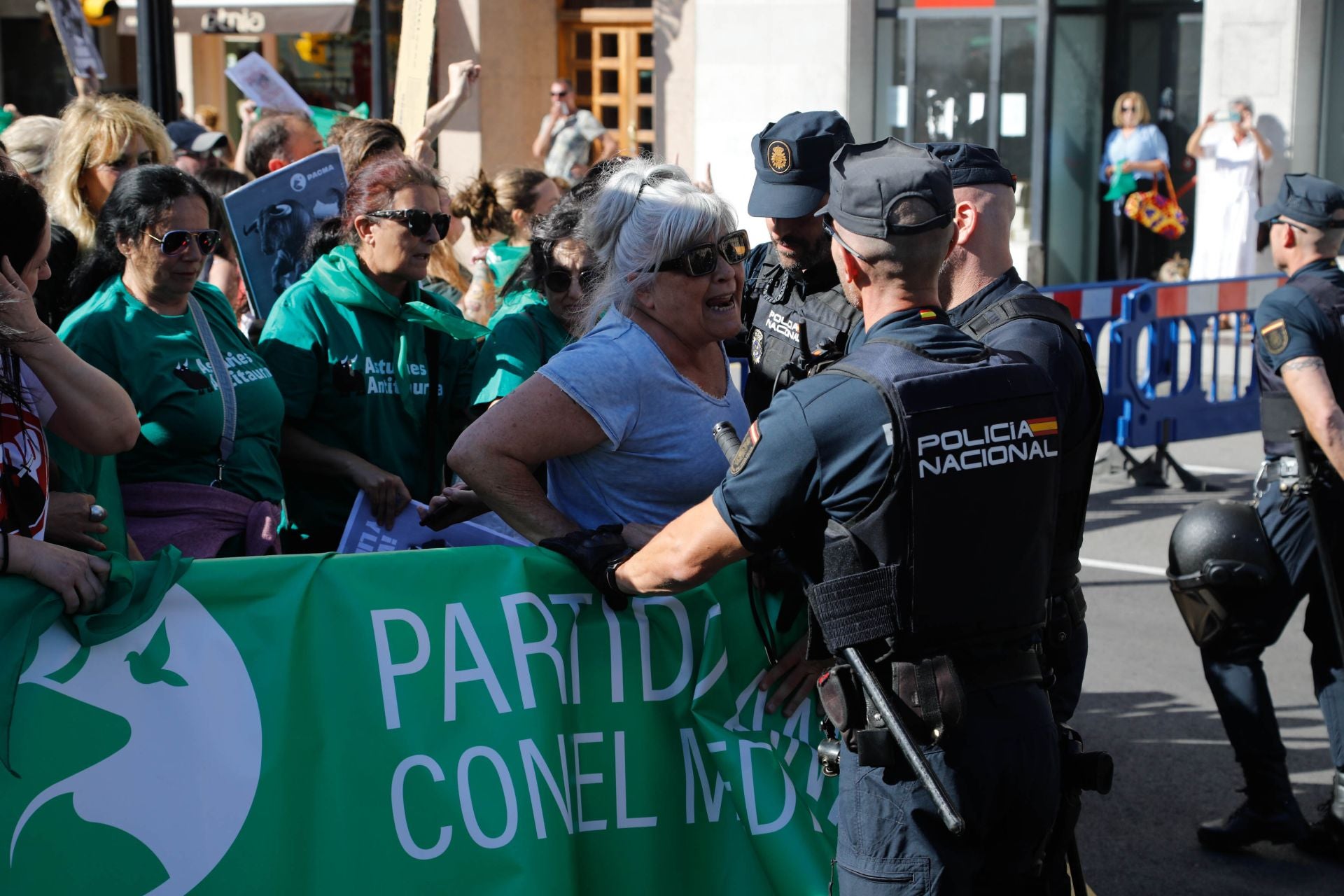 Manifestación antitaurina en Gijón