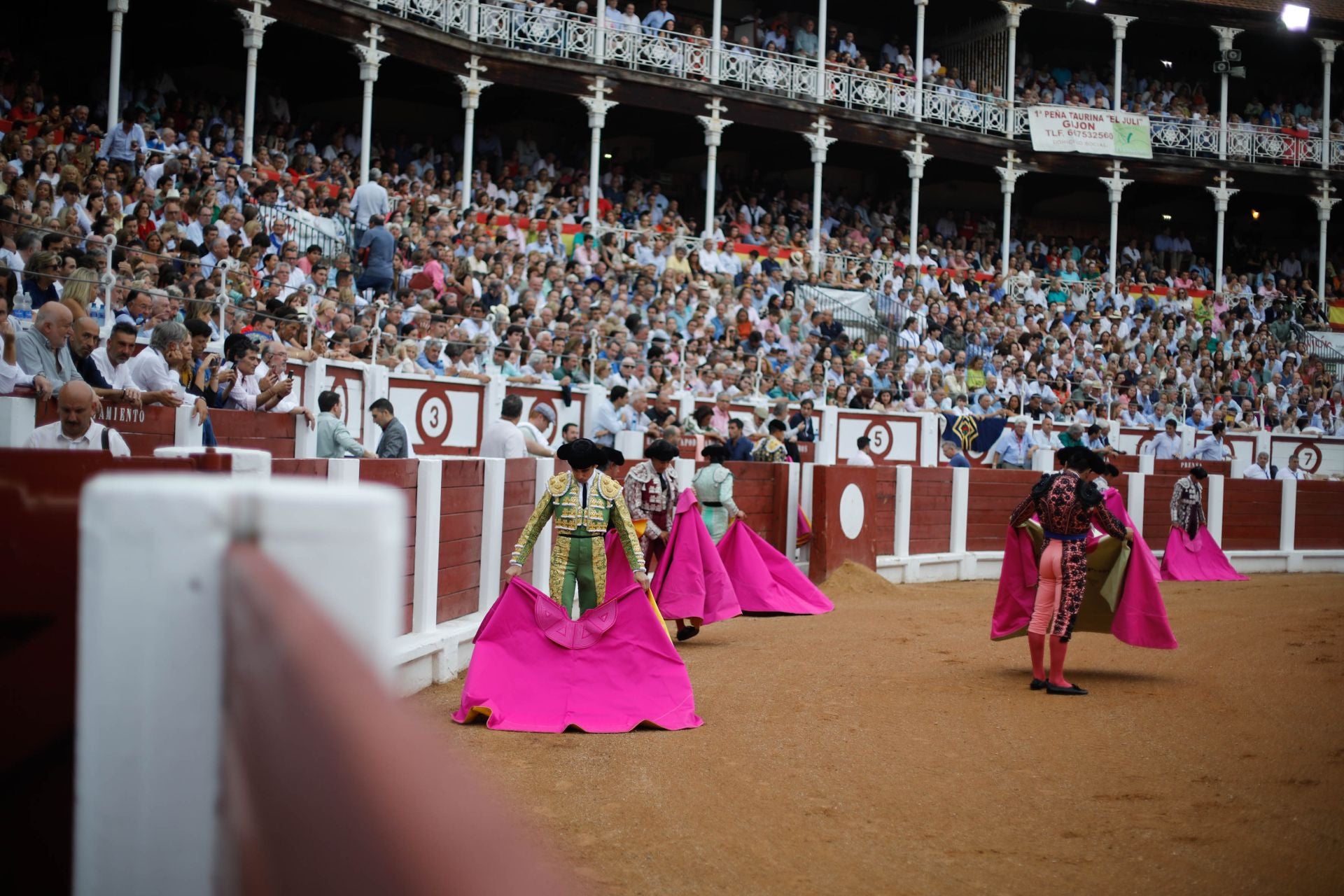 Tercera jornada de toros en Gijón