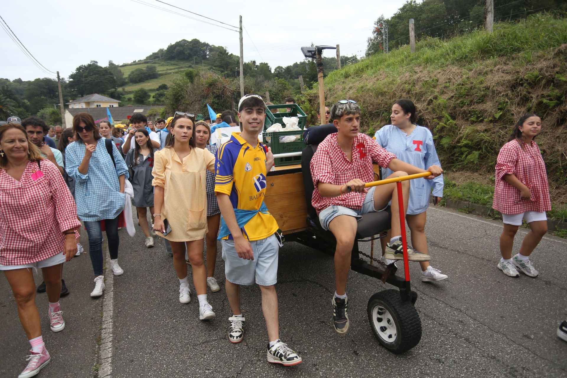 La romería de San Timoteo llena Luarca