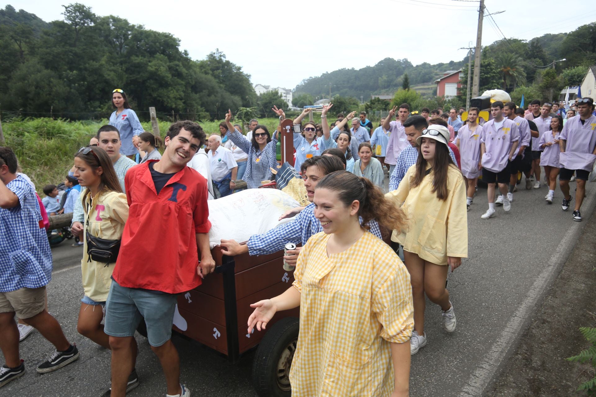 La romería de San Timoteo llena Luarca