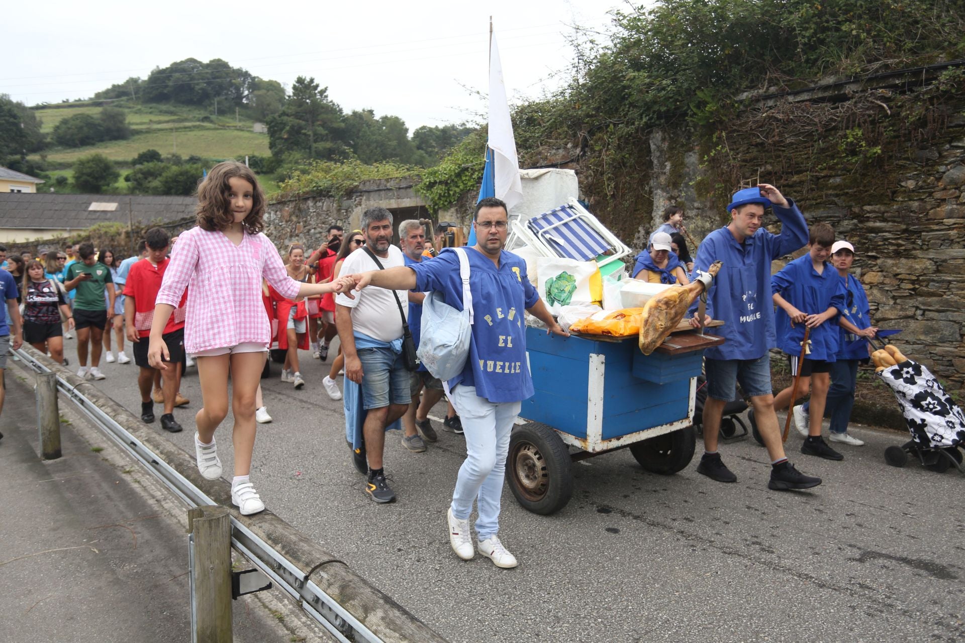 La romería de San Timoteo llena Luarca