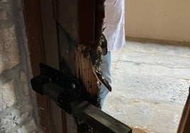 Saqueo a la iglesia de Huerces: los destrozos que dejaron los ladrones