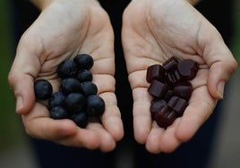 Gominolas de arándanos