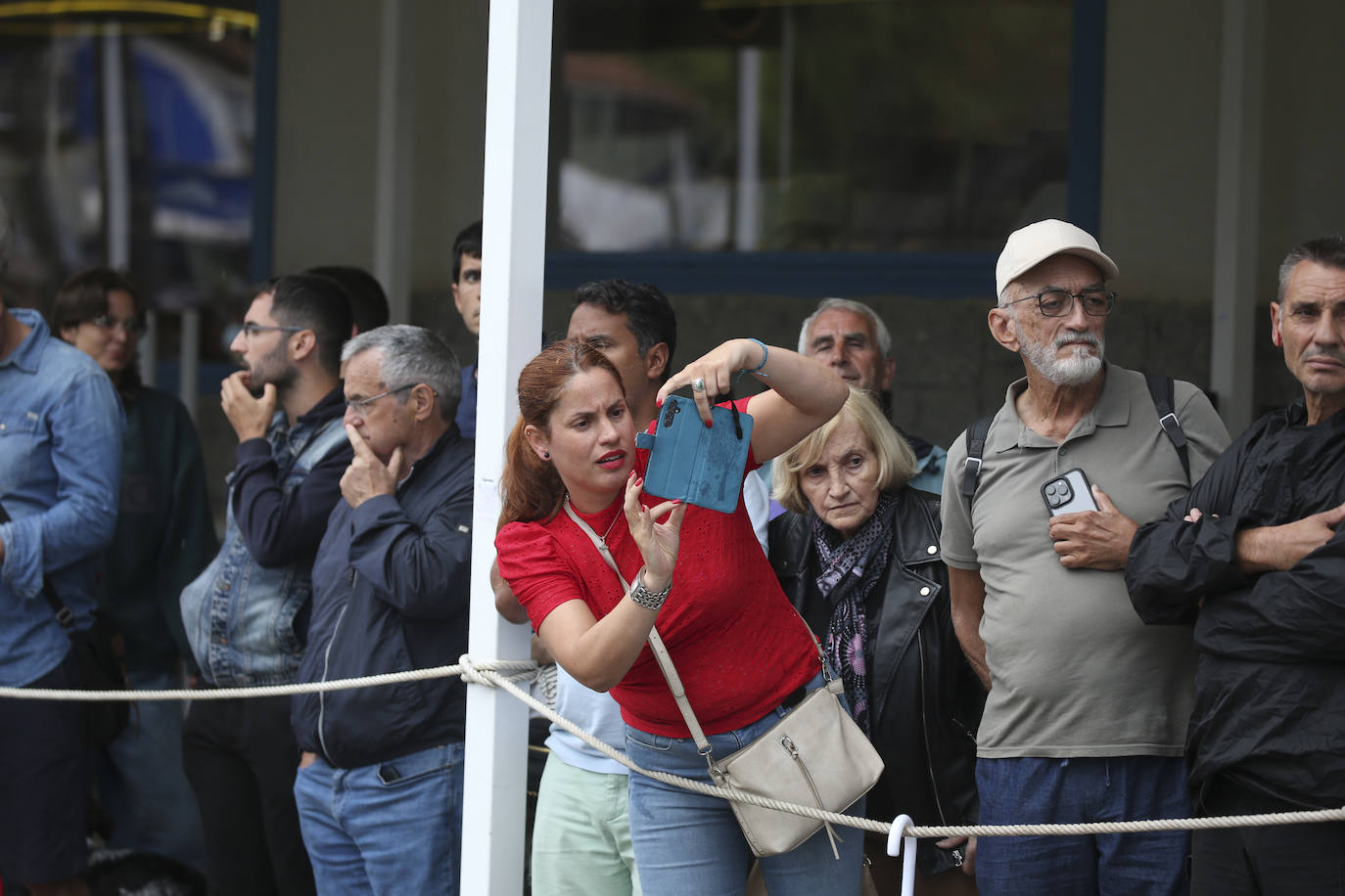 Tazones vive un Desembarco pasado por agua