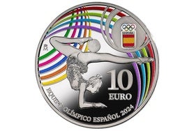 La moneda conmemorativa de la participación de España en los Juegos Olímpicos de París 2024.