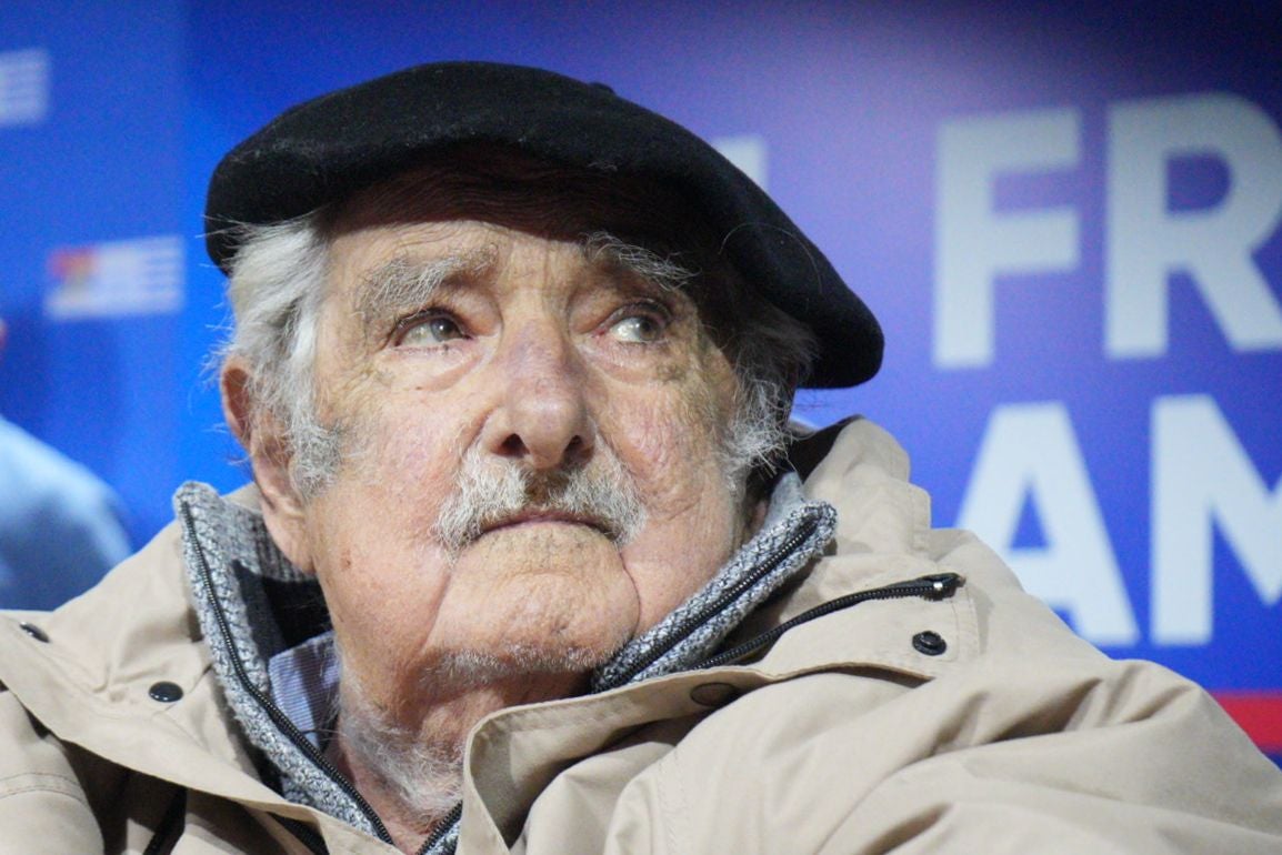 El expresidente de Uruguay, José Mujica, este martes en Montevideo.