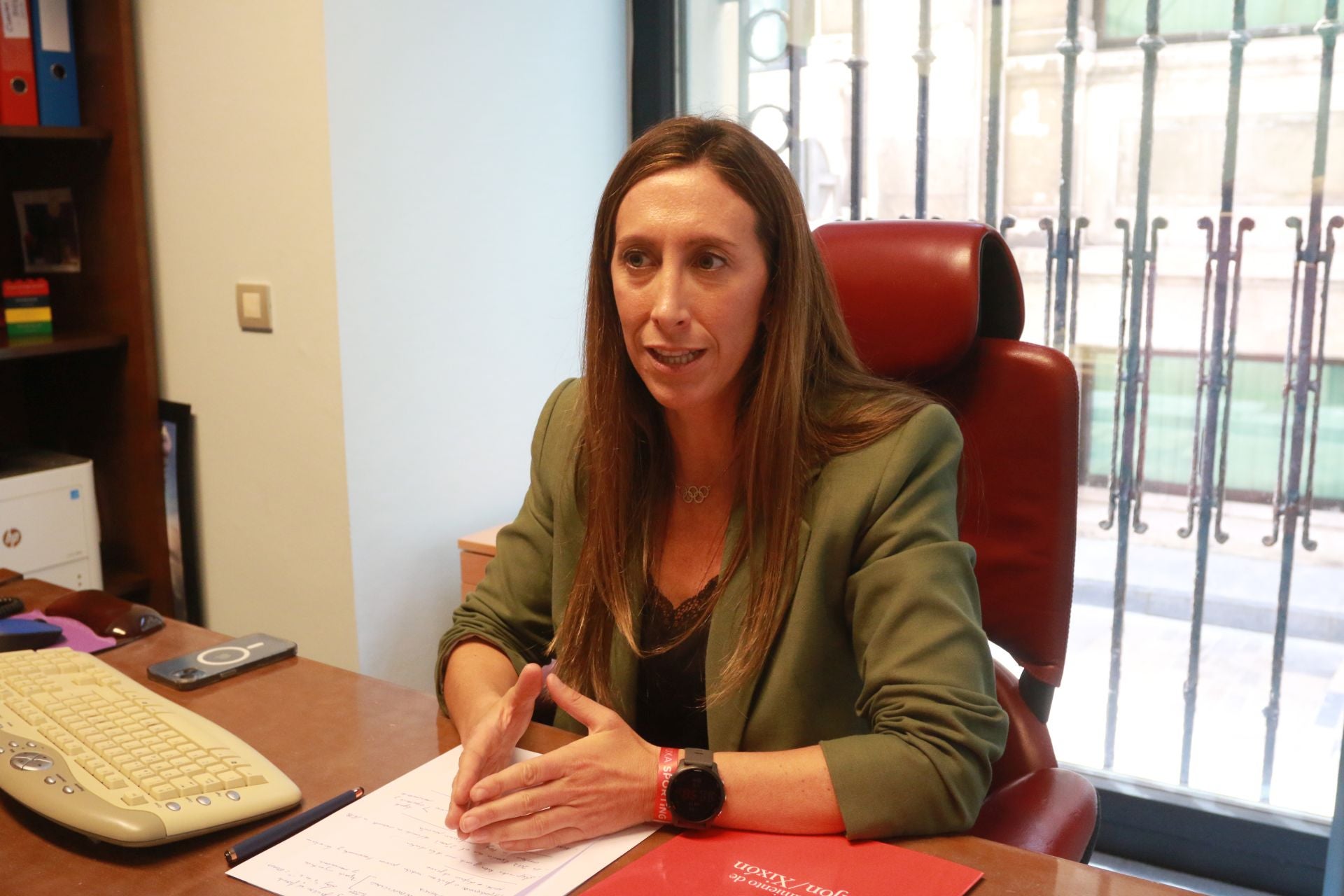 La vicealcaldesa de Gjión, Ángela Pumariega.